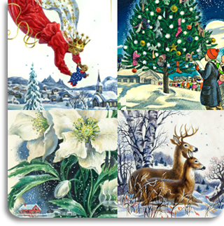 James Lewicki artwork - Christmas collage